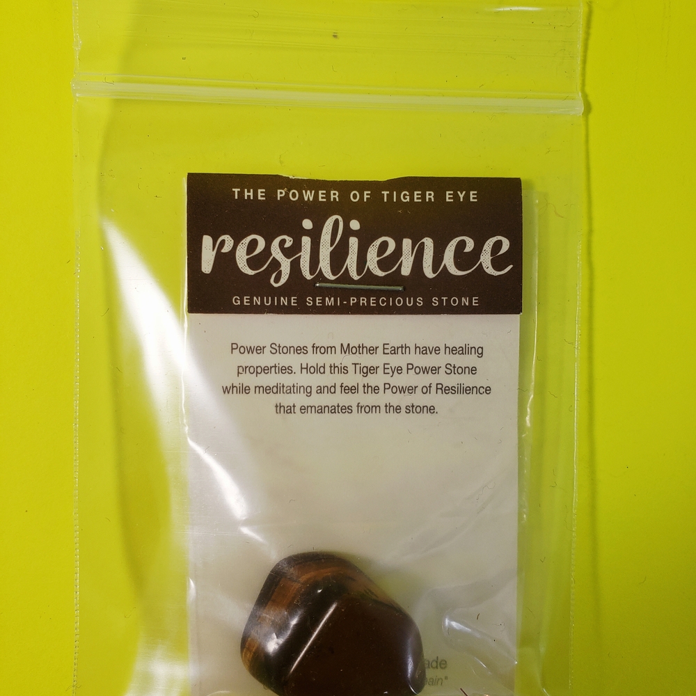 Resilience Tiger Eye Stone - New In Packaging